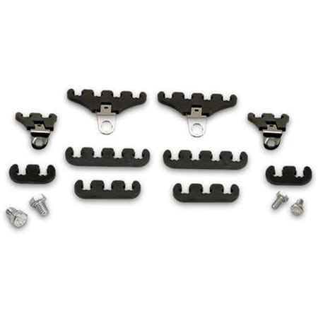 Superjock 72195 Small Block Chevy High Temp Under Header Loom Kit, Black SU369579