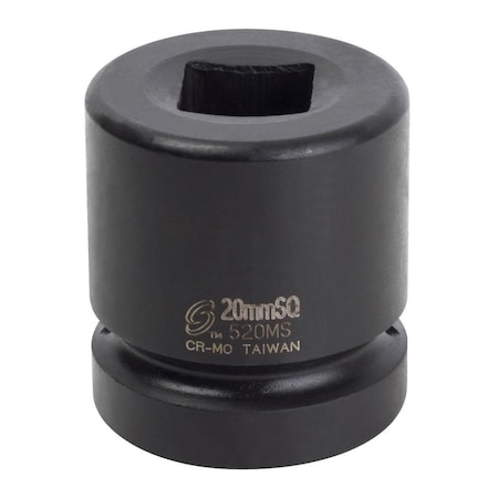 Sunex 1 in Drive 20Mm Square Impact Socket 520MS