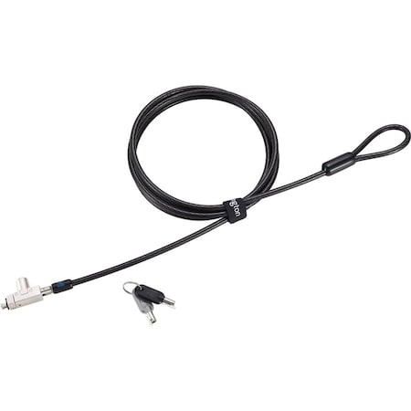 Kensington Slim N17 2.0 Keyed Laptop Lock for Wedge-Shaped Slots Master Keyed On Demand K60502WW