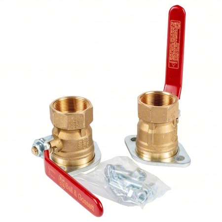 Bell & Gossett Flange, Steel, Sweat, 1 1/2 in, PK2 101241LF