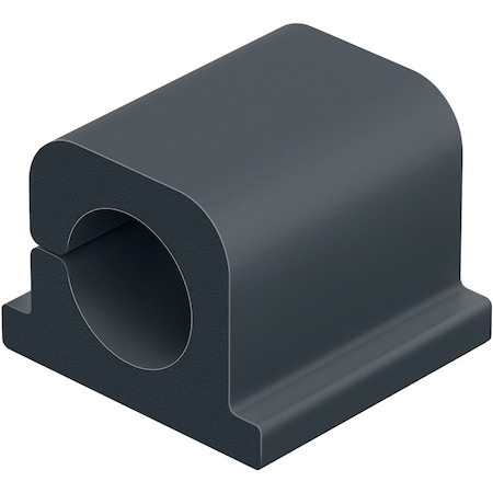 Durable Office Products Clip PRO 1, Graphite Self-Cable Clip, PK 6 504237