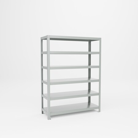 Pucel All Welded Rack, 48 in W x 65 in H x 18 in D, Gray PE-1848