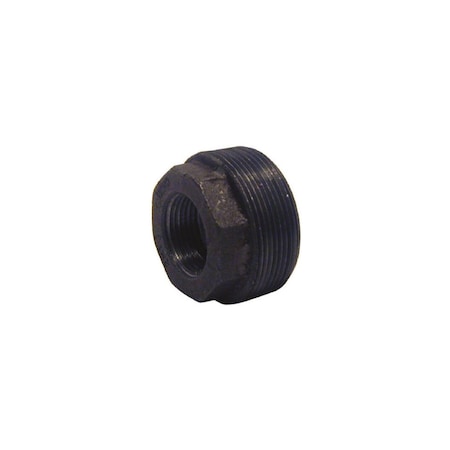 Bk Products Hex Bushing Southland 1/4in MIP X 1/8in D FIP Black Malleable Iron Black 521-910HC