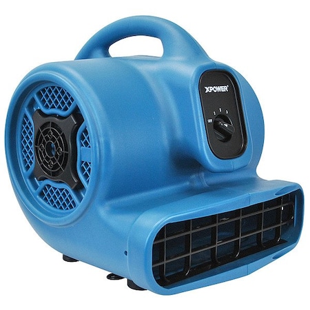 Xpower CentrifugalBlower, Blue, 14-9/16inH P-400