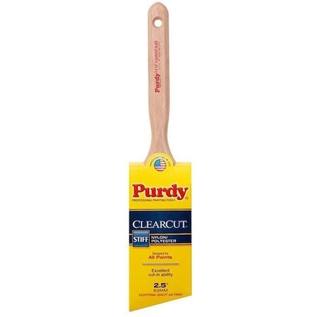 Hyde 2-1/2" 144152125 Clearcut Glide Angled Sash Paint Brush, Tynex/Orel 28740