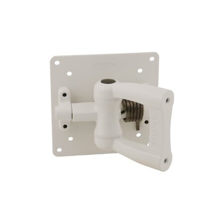 Southco Display Mount, Tilt & Swivel, Aluminum Alloy, Powder Coat, White AV-D30-7K103-76