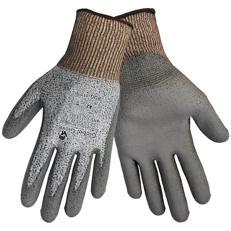 Global Glove PUG-111 Samurai Polyurethane/HDPE Gloves, Cut Resistant, XSmall, 12PK PUG-111-06