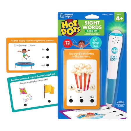 Educational Insights Hot Dots Sight Word Card Set 9641