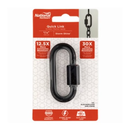 National Hardware 516 BLK Quick Link N820-113