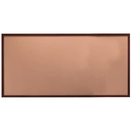 Aarco Architectural High Performance Walnut Wood Grained Look Al Trim Bulletin Board, 48H''x96''W DBWW4896