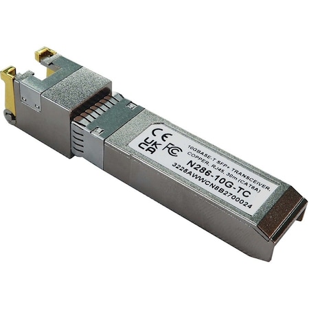 Eaton Eaton Transceiver Module, SFP+, 10Gbps, 30m, RJ45 N286-10G-TC