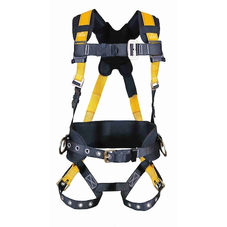 Guardian Seraph Construction Style Harness, M/L, 100-420 lb (OSHA) ANSI, 130-310 lb (CSA) 3711173