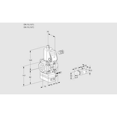Honeywell Kromschroder VAG115R/NWBE KS88007059