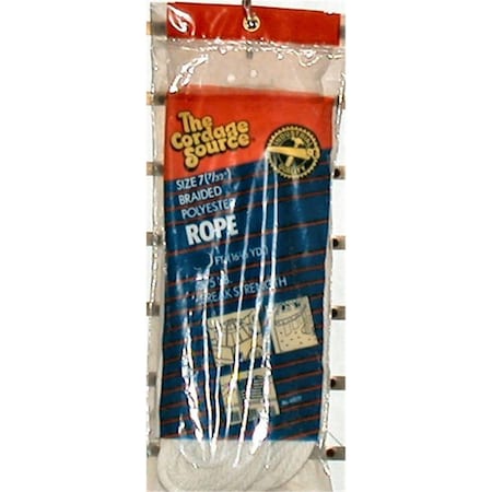The Cordage Source 2531P No. 5 x 100 ft. Braided Polyester Cord Rope 184009157