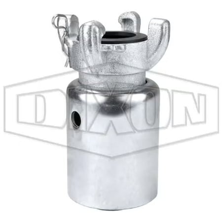 Dixon Air King Universal Coupling with Ferrule, 2 in, Iron AM26WF