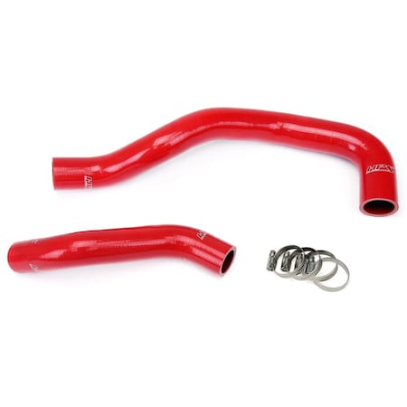 Hps Performance High Temp Reinforced Silicone Radiator and Heater Coolant Hose Kit, Red,  57-1271-RED