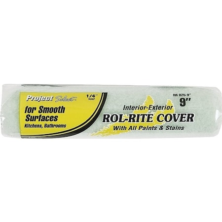 Linzer Paint Roller Cover, 14 in Thick Nap, 9 in L, Knit Fabric Cover RR 925