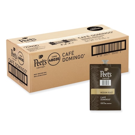 Peets Coffee & Tea FLAVIA Ground Coffee Freshpacks, Cafe Domingo Blend, 76PK LPC00262