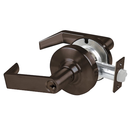 Schlage Grade 1 Entrance Lock, Rhodes Lever, Standard Cylinder, Oil Rubbed Bronze Finish, Non-Handed ND92PD RHO 613