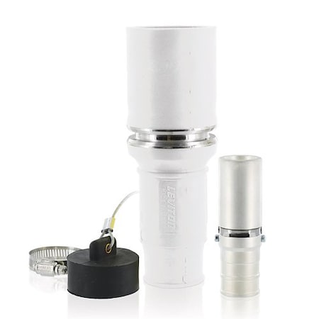 Leviton Single Pole Inline, 898 A, Female, White 49F53-W