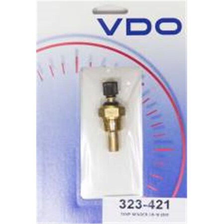 Vdo 0.37 in.-18 NPT Male 250 deg Electric Temperature Sender VDO323-421