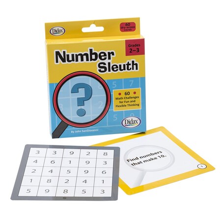 Didax Number Sleuth, Grade 2-3 211744