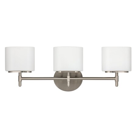 Hudson Valley Lighting Trinity 3 Light Bath And Vanity 22.25 In. Satin Nickel 8903-SN