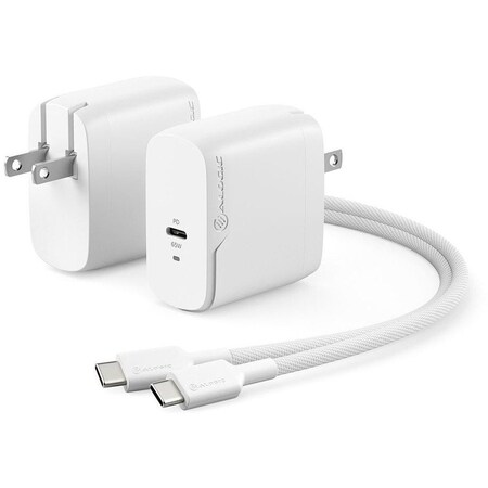 Alogic 1X65 RAPID POWER 65W GAN CHARGER -INCLUDES 2M USB-C CHARGING CABLE WCG1X65-US