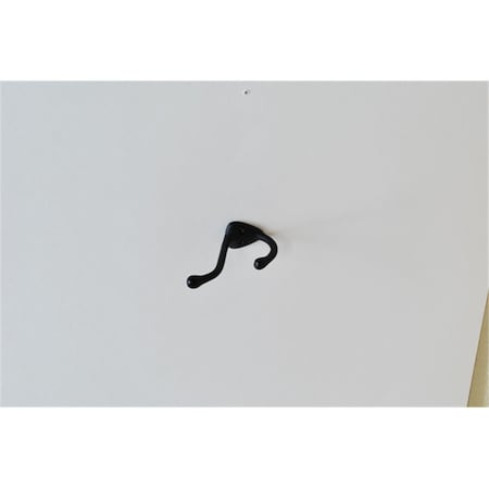 Blueprints Vertical Double Robe Coat HookBlack BL940205