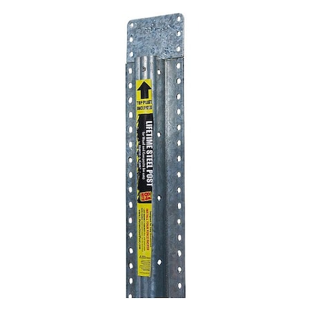 Lifetime Steel Post Metal Fence Post, 8' LTP 80120