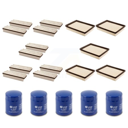 Pur 5X Air + 5X Cabin + 5X Engine Oil Filter 15 Total Kit For 04-05 Buick Rendezvous 3.6L KFM-102958