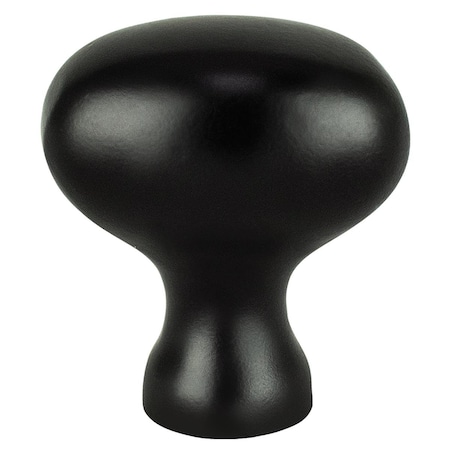 Berenson 1.125 in. Advantage Three Arch Traditional Knob, Matte Black BE0930 1055