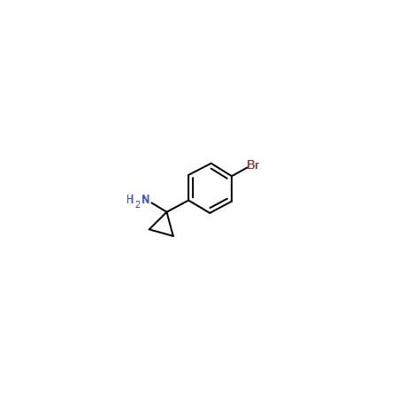 Ak Scientific 1-(4-Bromophenyl)cyclopropanamine (10g), CAS 345965-54-0 V5343-10g