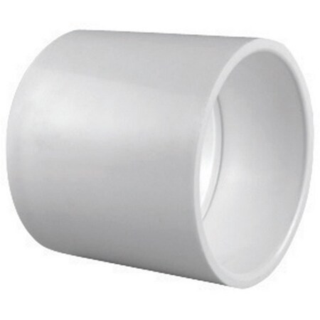Mueller Industries PVC02100C0600HA 0.5 x 0.5 in. White PVC Schedule 40 Coupling 4403432