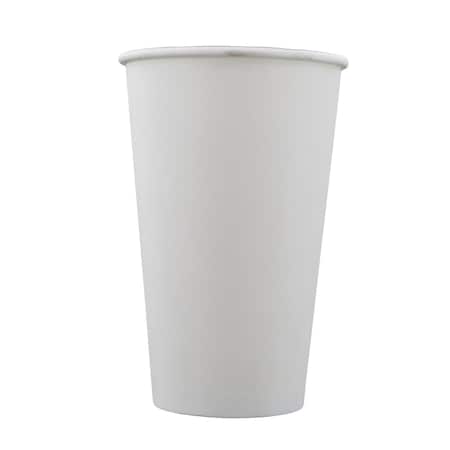 Rdi Single Wall Hot Cup White Unwrapped 16oz Generic 1000cs, 1000PK CP-PPU16-WHT-1911