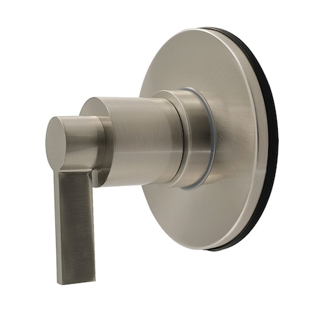 Kingston Brass Single-Handle Six-Way Diverter Valve with Round Trim Kit, Brushed Nickel KS4038NDL