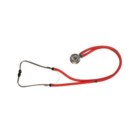 Dynarex Sprague Rappaport Stethoscope, Red, 20PK 7137
