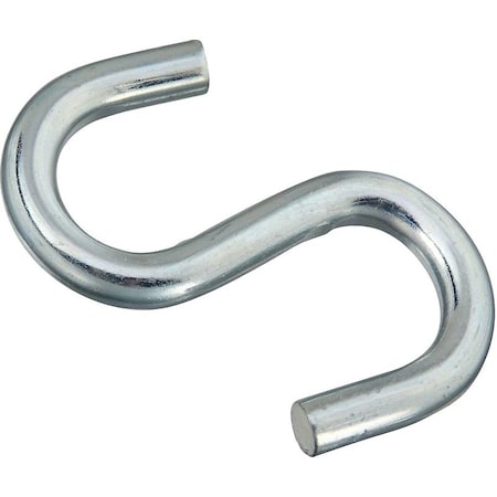 National Hardware 347856 S-Hook, 240 lb Working Load, Steel, Zinc N347-856