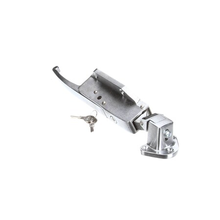 Kolpak Latch with Cylinder Lock, Brushed Chrome, K-77CL 239311075
