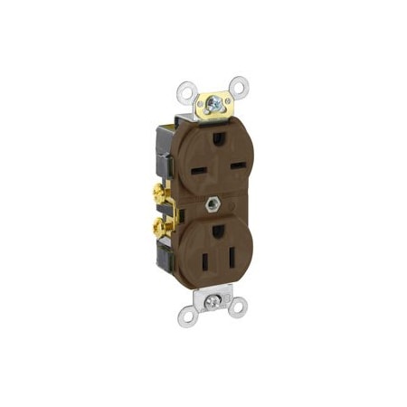 Leviton Commercial Grade Duplex Receptacle, 15 Amp, 125/250 Volt 5031