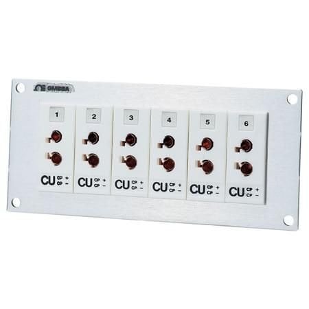 Omega UNIVERSAL T/C SOCKET PANEL, IEC 2 ROWS O UJP-2-12-TI