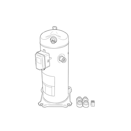 Copeland 208/230v3ph 73,500btu R22 Comp ZR72KCE-TF5-950