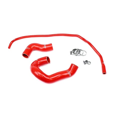 Hps Performance High Temp Reinforced Silicone Radiator Coolant Hose Kit, Red, 57-2160-RED