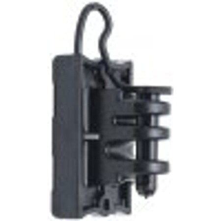 Zareba Screw-In Ring Insulator, 9 to 22 ga Fence Wire, Aluminum/Polywire/Steel, Black IWTPLB-Z