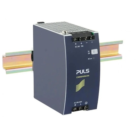 Puls Din Rail Power Supplies for 1-Phase System, 24V, 10A CS10.244