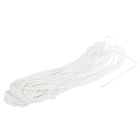 Baron Cord, 1/8 in Dia, 48 ft L, No 4, 15 lb Working Load, Nylon/Poly, White 43651