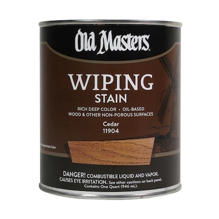 Diamond Vogel WIPING STAIN QT CEDAR 11904
