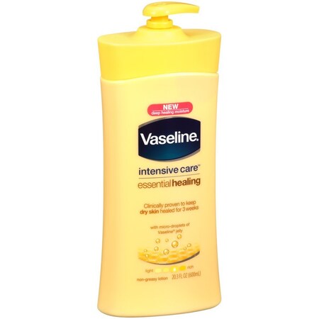 Vaseline Intensive Care Essential Healing Body Lotion, 20.3 Ounce, 4PK 4083