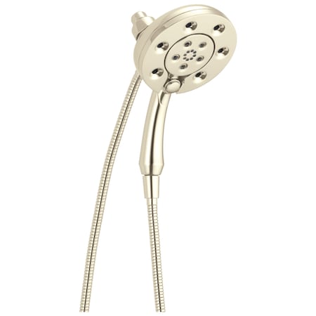 Delta Universal Showering Components H2OKinetic In2ition 4-Setting Two-in-One Shower 58472-PN-PR