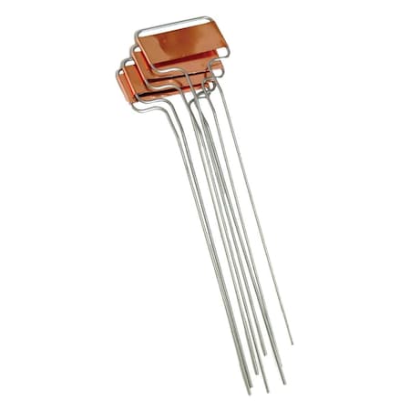 Dp Industries 10in Metal Markers 10in with Copper Plate, 100PK MM10C